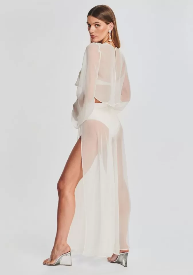 Women Retrofête Swim | Alaia Long Slit Skirt