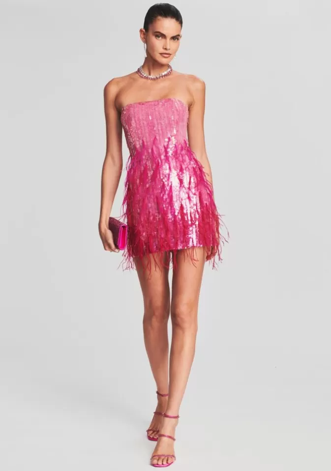 Women Retrofête Dresses | Anastasia Sequin Feather Dress