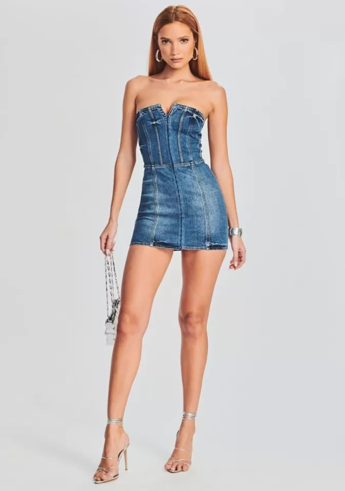 Women Retrofête Dresses | Andreia Denim Dress