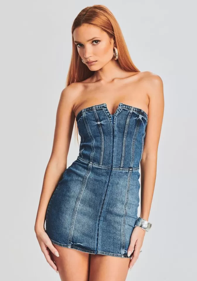 Women Retrofête Dresses | Andreia Denim Dress