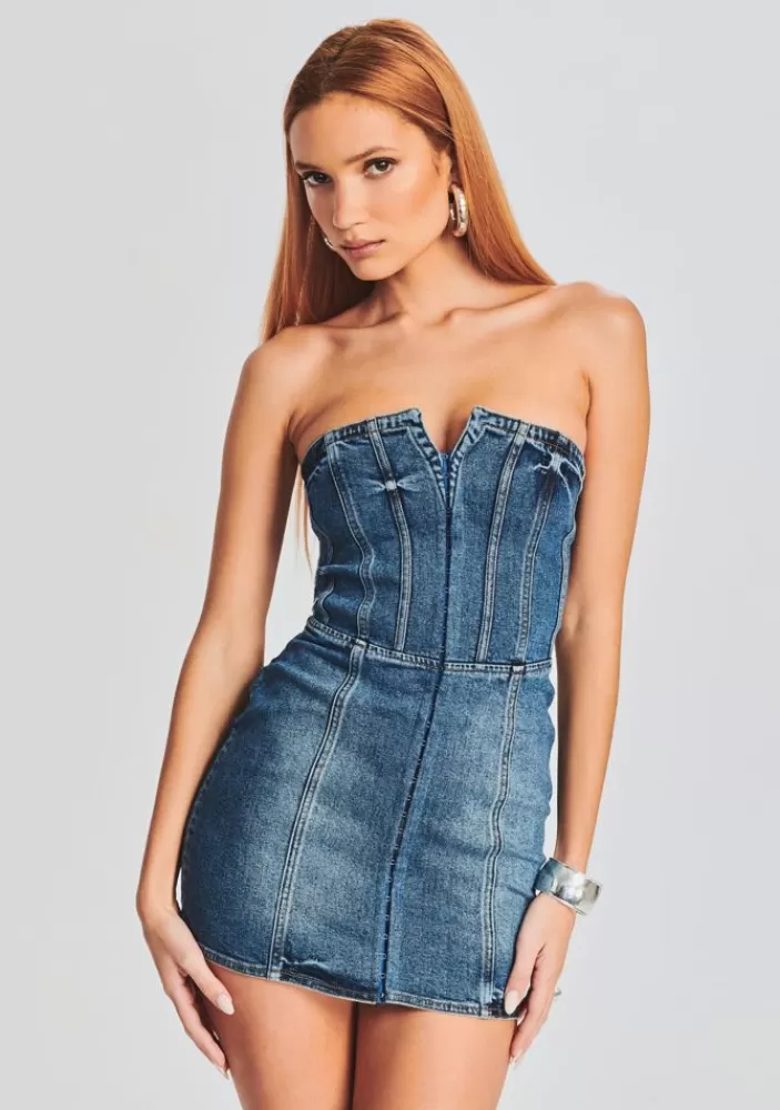 Shop Andreia Denim Dress Women Denim