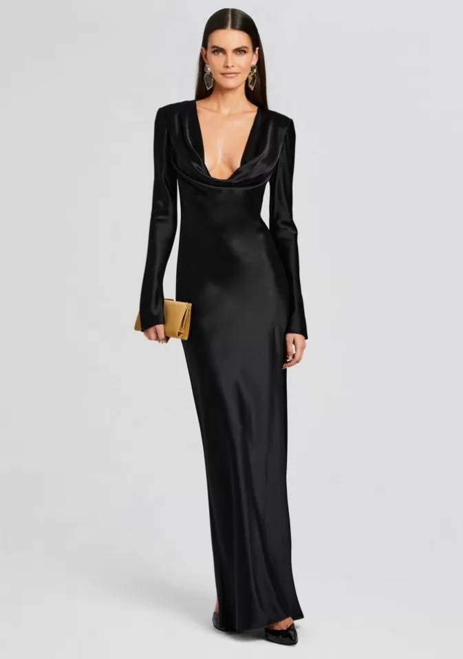 Women Retrofête Dresses | Anna Cowl Evening Dress