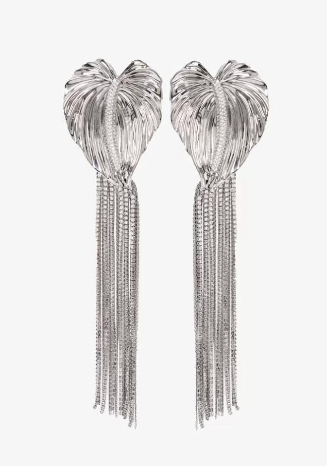 Women Retrofête Accessories | Anthurium Drop Crystal Earring