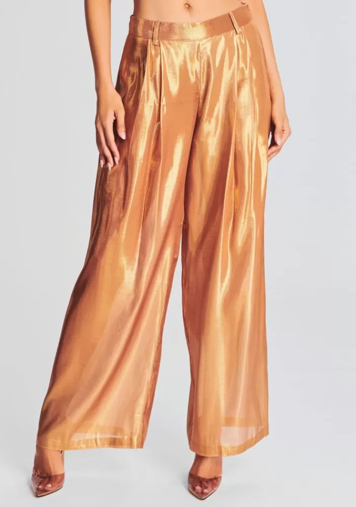 Discount Arista Silk Chiffon Pant Women Bottoms