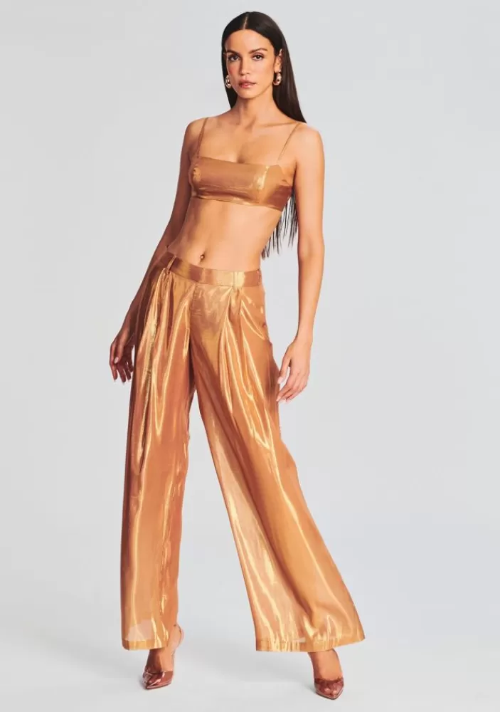 Discount Arista Silk Chiffon Pant Women Bottoms