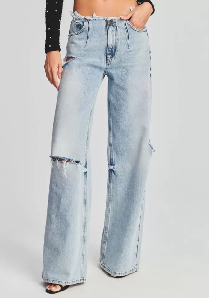 Women Retrofête Bottoms | Aston Wide Leg Jean