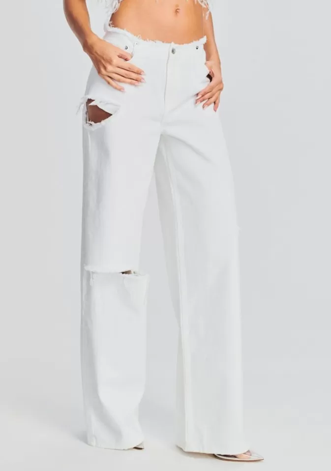 Women Retrofête Bottoms | Aston Wide Leg Jean