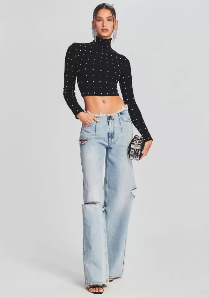 Women Retrofête Bottoms | Aston Wide Leg Jean