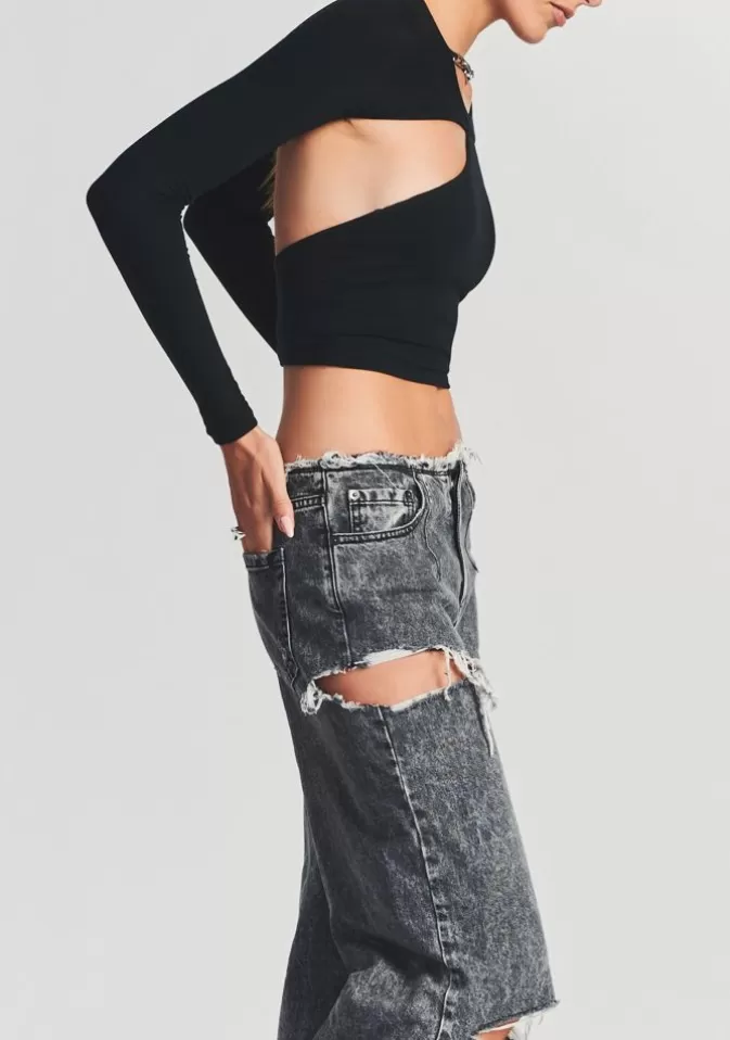 Women Retrofête Bottoms | Aston Wide Leg Jean