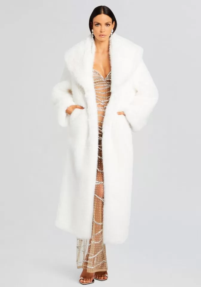 Women Retrofête Jackets | Averie Faux Fur Coat