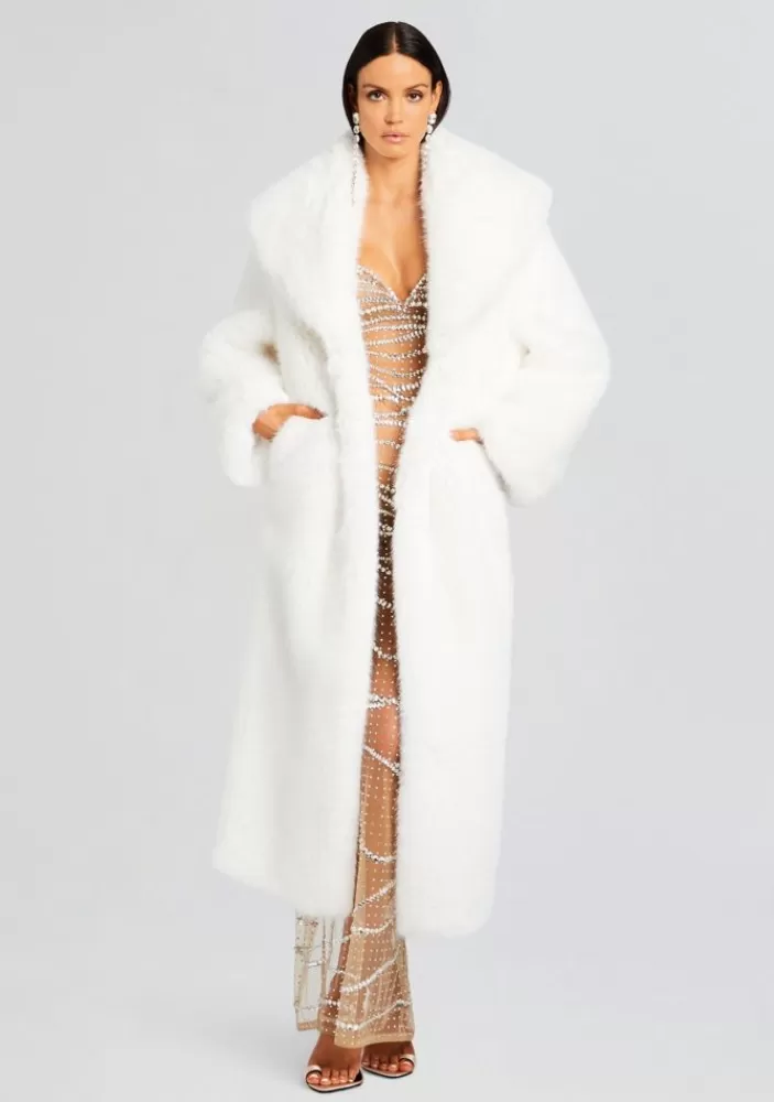 Clearance Averie Faux Fur Coat Women Jackets