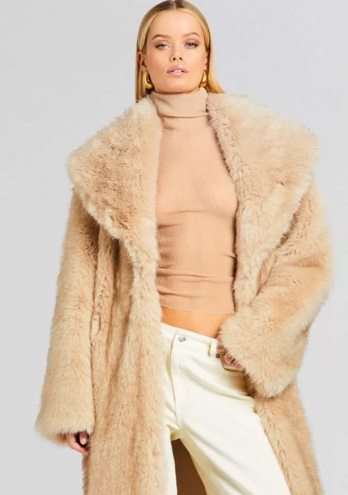 Store Averie Faux Fur Coat Women Jackets