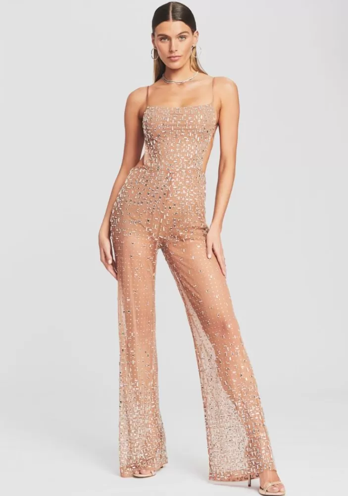 Cheap Axel Sequin Jumpsuit Women Jumpsuits