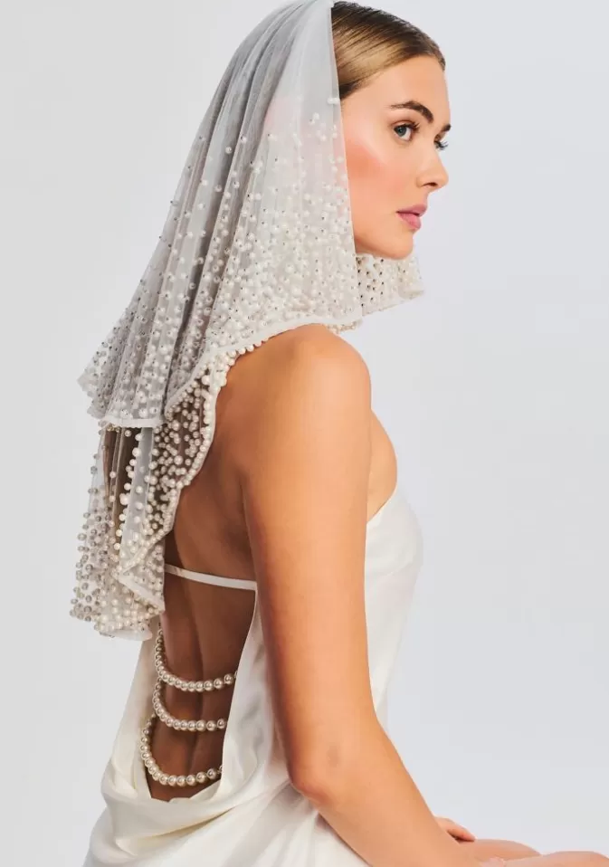 Women Retrofête Accessories | Bridgette Pearl Veil