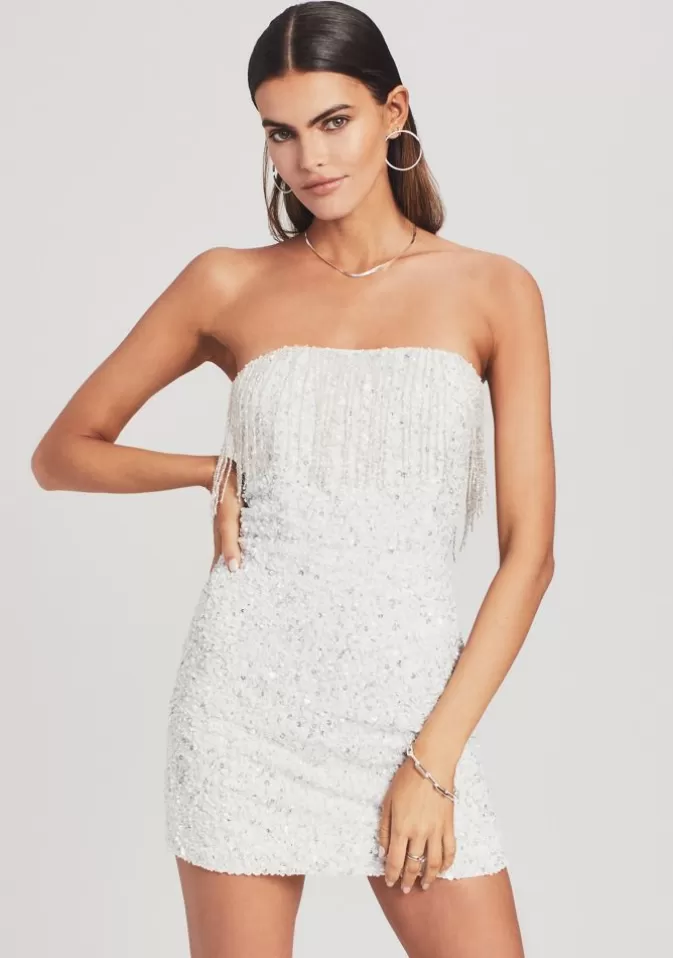 Women Retrofête Dresses | Cassandra Sequin Fringe Dress