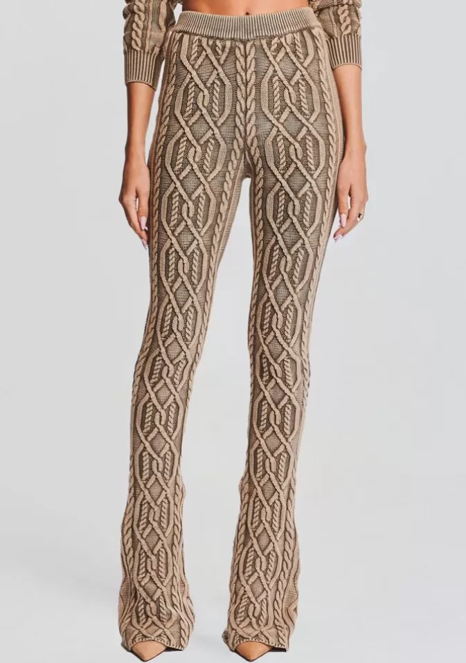 Women Retrofête Bottoms | Cayenne Cable Knit Pant