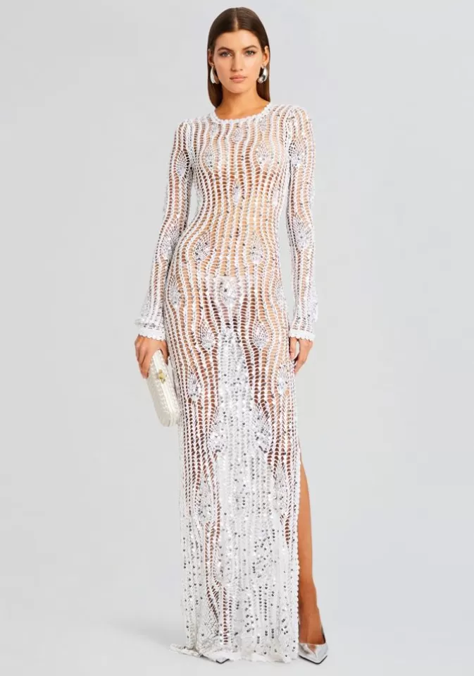 Women Retrofête Dresses | Cherri Sequin Crochet Dress