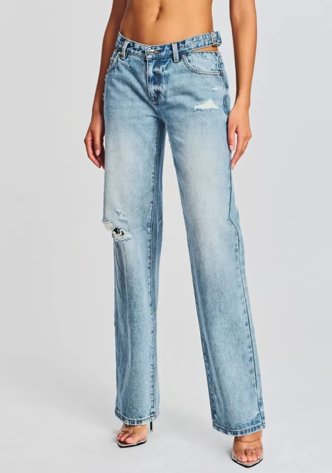 Women Retrofête Denim | Christy Straight Leg Jean