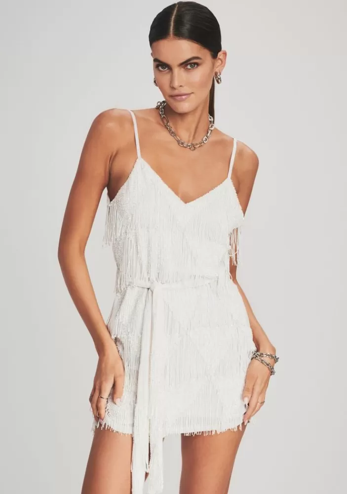 Shop Claire Sequin Fringe Dress Women Dresses