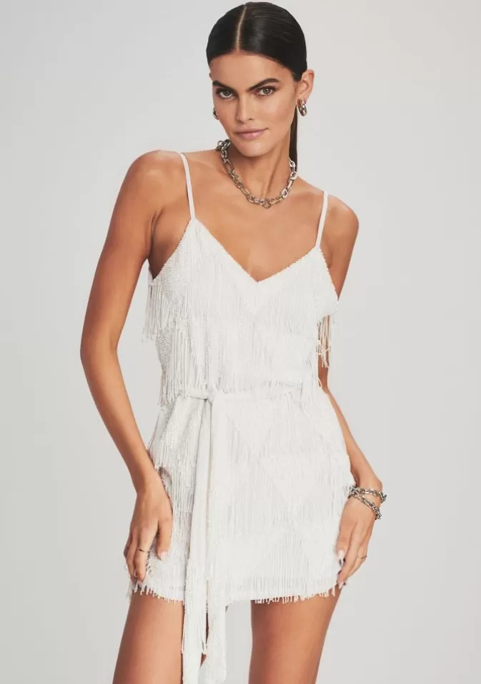 Women Retrofête Dresses | Claire Sequin Fringe Dress