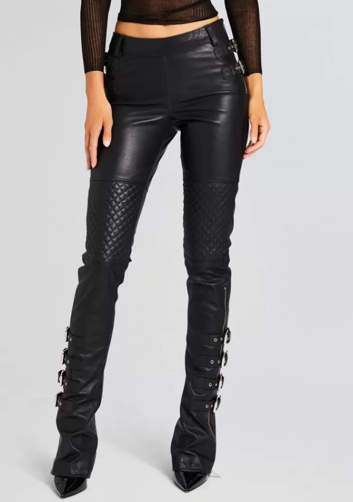 Discount Della Leather Pant Women Bottoms