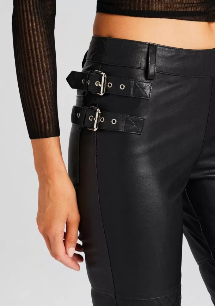 Discount Della Leather Pant Women Bottoms