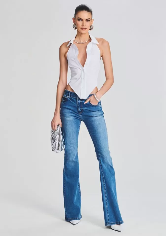 Women Retrofête Bottoms | Demi Mid Rise Jean