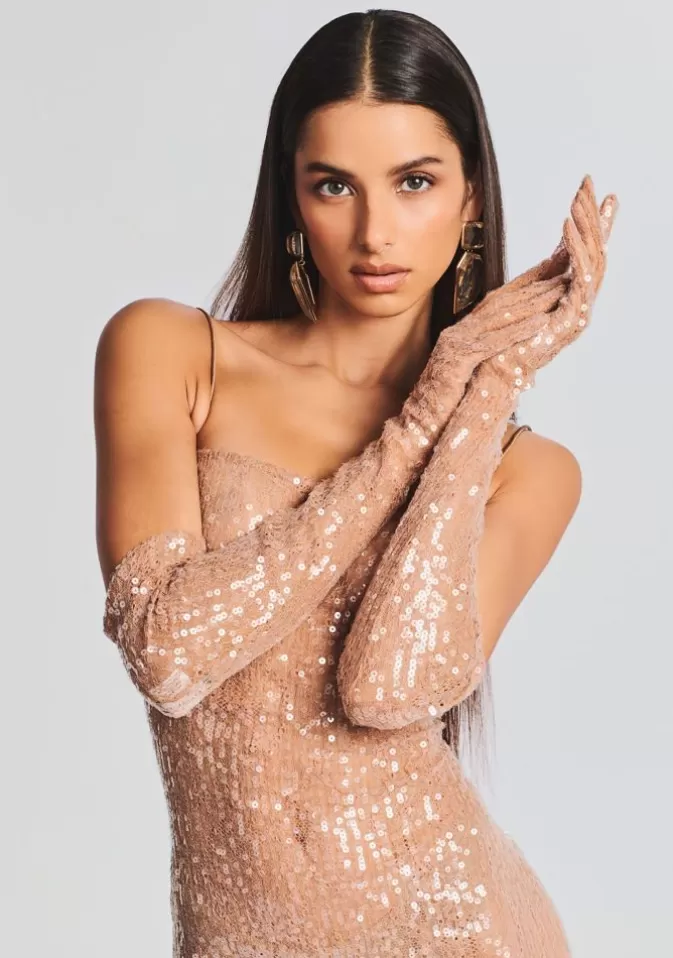 Women Retrofête Accessories | Diem Sequin Gloves