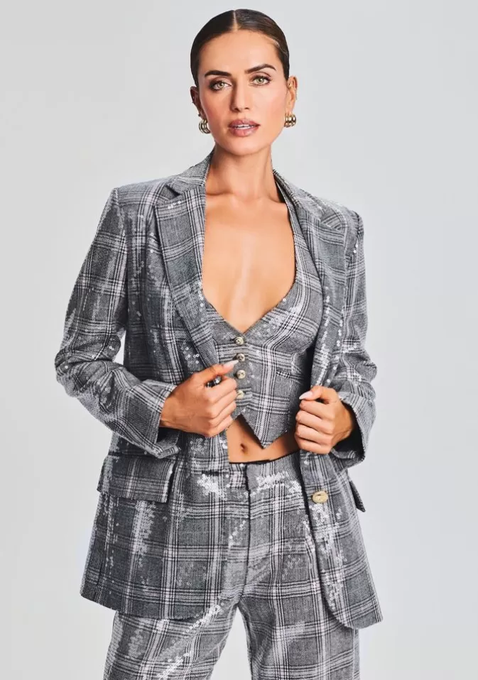 Women Retrofête Jackets | Enid Sequin Blazer