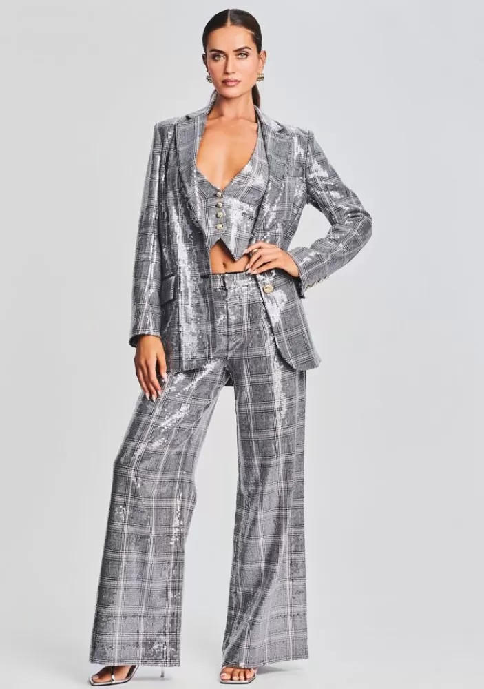 Shop Enid Sequin Blazer Women Matching Sets