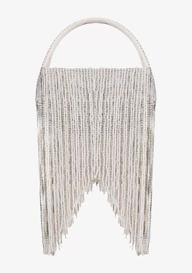 Women Retrofête Accessories | Estel Medium Pearl Fringe Bag