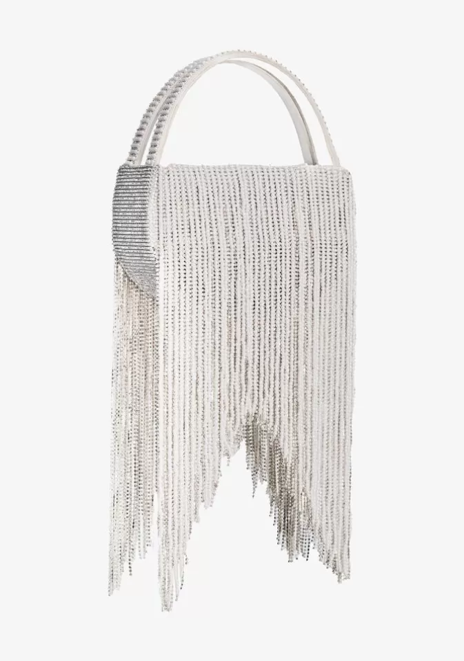 Women Retrofête Accessories | Estel Medium Pearl Fringe Bag