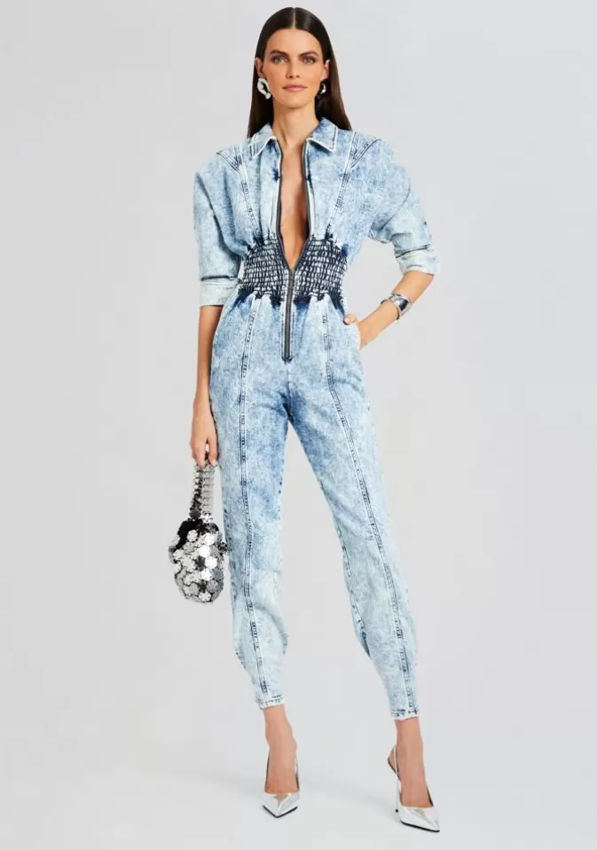 Women Retrofête Denim | Eti Jumpsuit