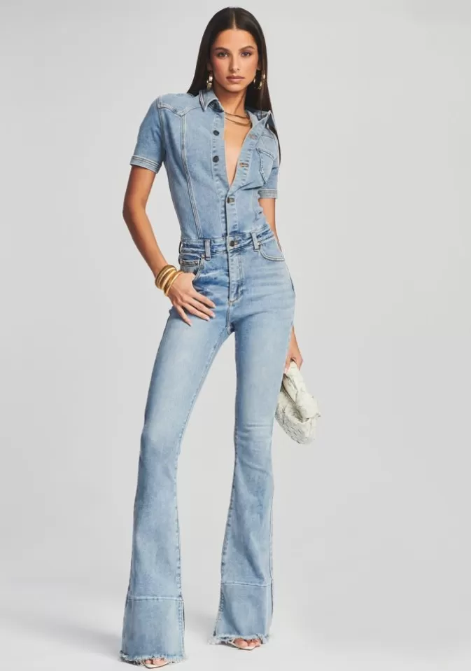 Women Retrofête Denim | Fallon Jumpsuit