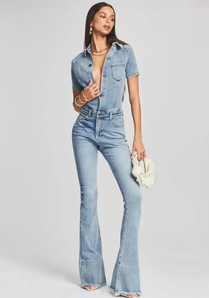 Hot Fallon Jumpsuit Women Denim