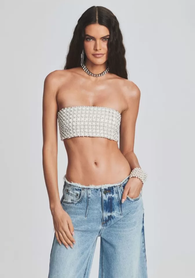 Women Retrofête Tops | Frenchie Pearl Bra