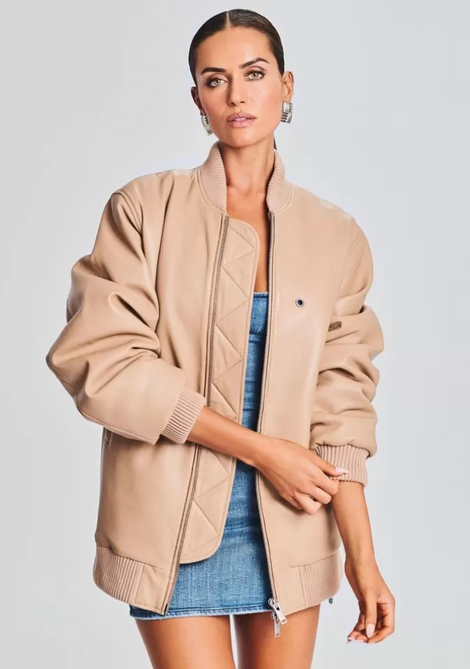 Women Retrofête Outerwear | Halle Leather Jacket