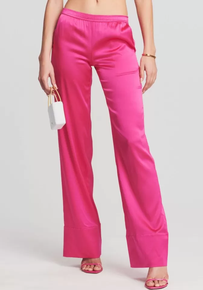 Women Retrofête Bottoms | Hazel Silk Pant