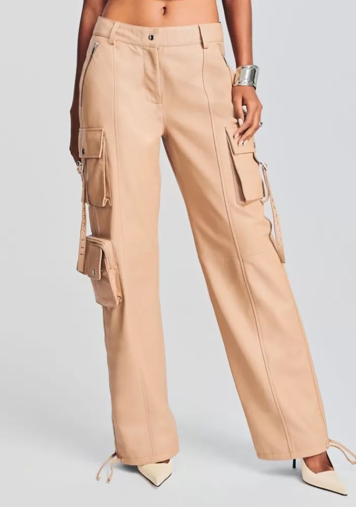 New Honey Leather Pant Women Bottoms