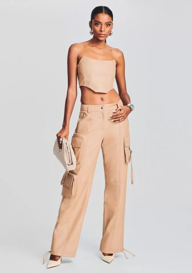 Women Retrofête Bottoms | Honey Leather Pant