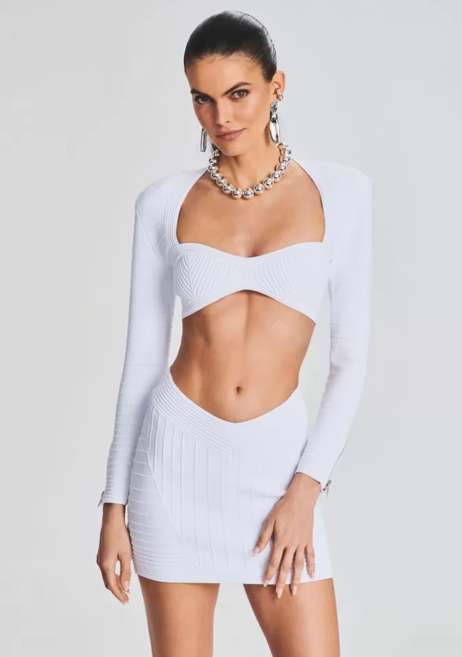 Women Retrofête Matching Sets | Jovanna Bandage Knit Top