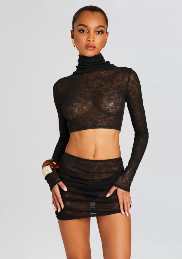 Sale Julie Crop Long Sleeve Top Women Tops