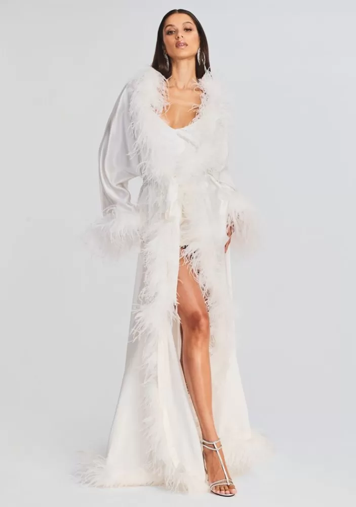 Clearance Juno Feather Robe Women Tops