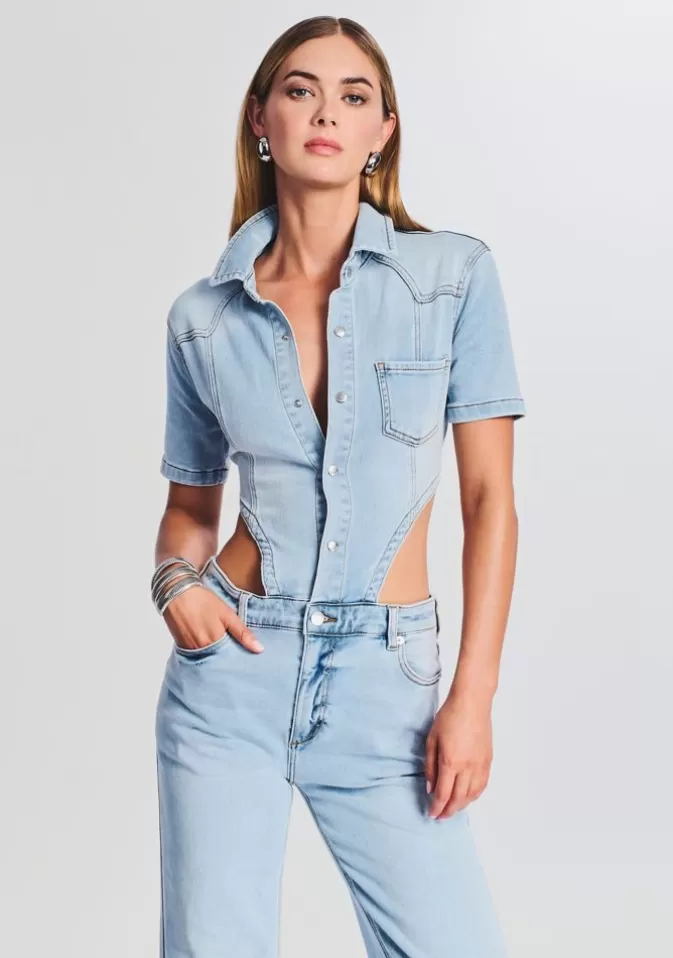 Women Retrofête Denim | Karen Jumpsuit