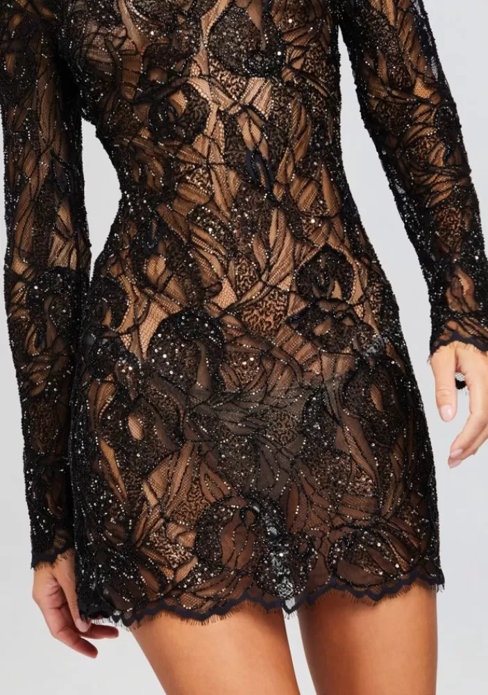 Flash Sale Kennedy Embellished Lace Dress Women Dresses