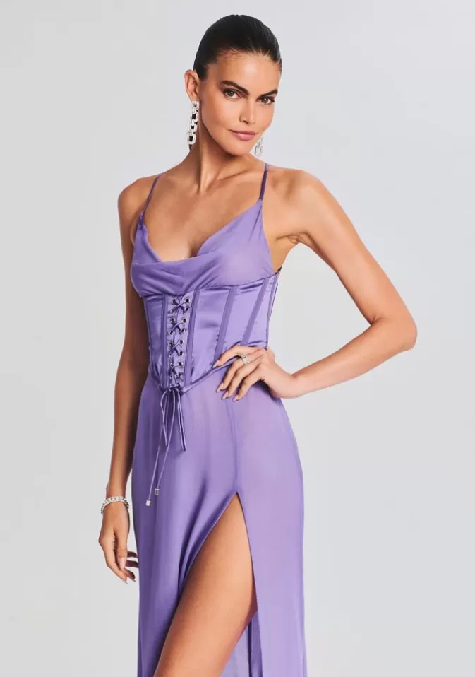 Women Retrofête Dresses | Larissa Silk Corset Dress