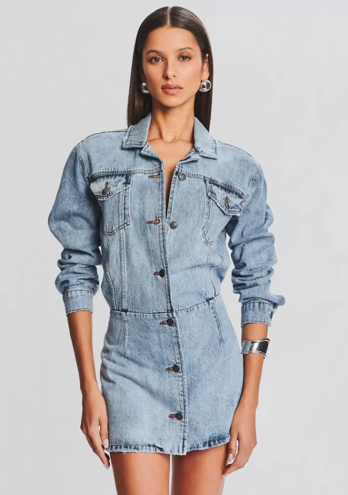 Flash Sale Laura Denim Dress Women Denim