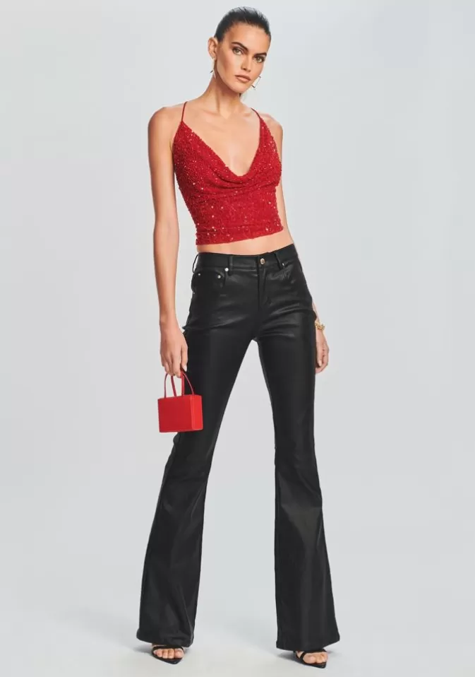 Women Retrofête Denim | Laurel Coated Denim Pant