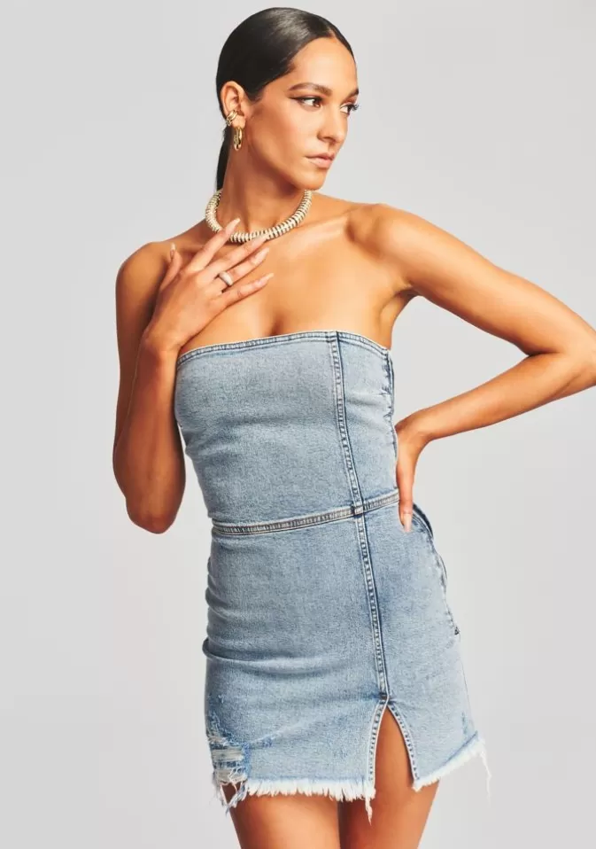 Women Retrofête Denim | Leighton Dress