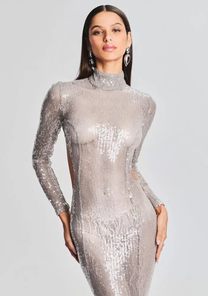 Shop Lenora Sequin Embellished Dress Women Dresses